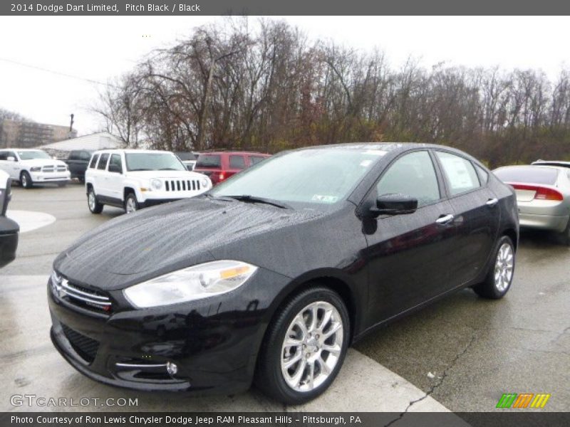 Pitch Black / Black 2014 Dodge Dart Limited