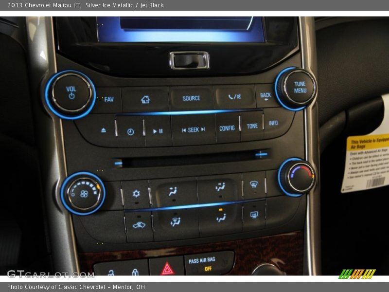 Silver Ice Metallic / Jet Black 2013 Chevrolet Malibu LT