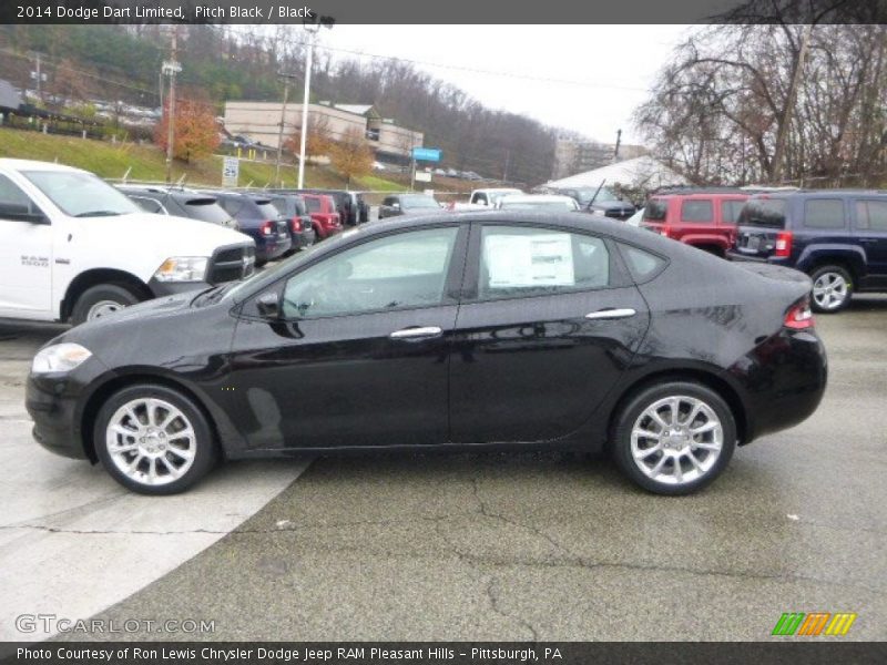Pitch Black / Black 2014 Dodge Dart Limited