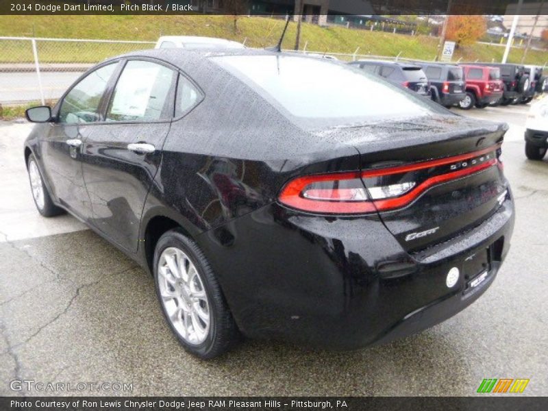 Pitch Black / Black 2014 Dodge Dart Limited