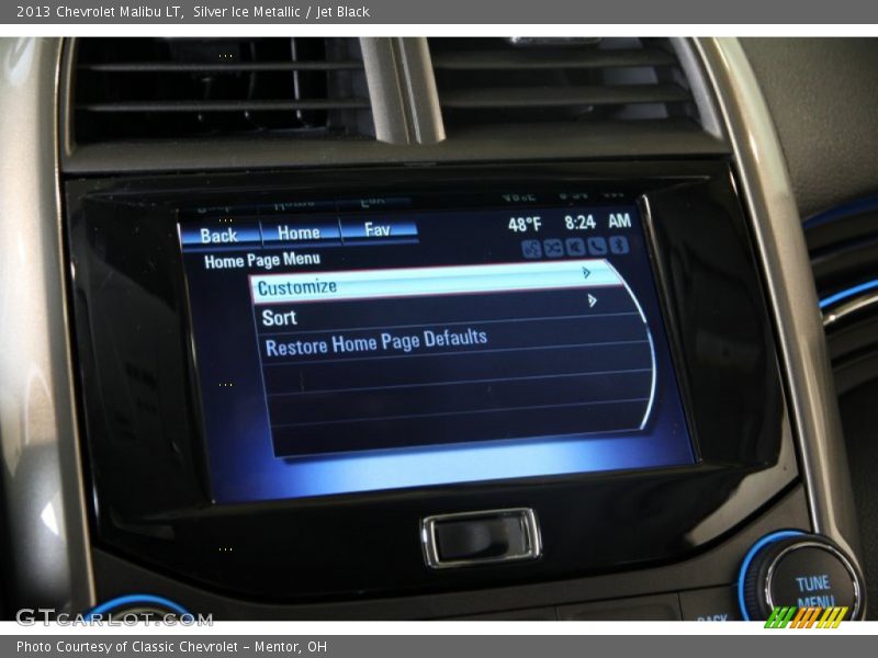 Silver Ice Metallic / Jet Black 2013 Chevrolet Malibu LT