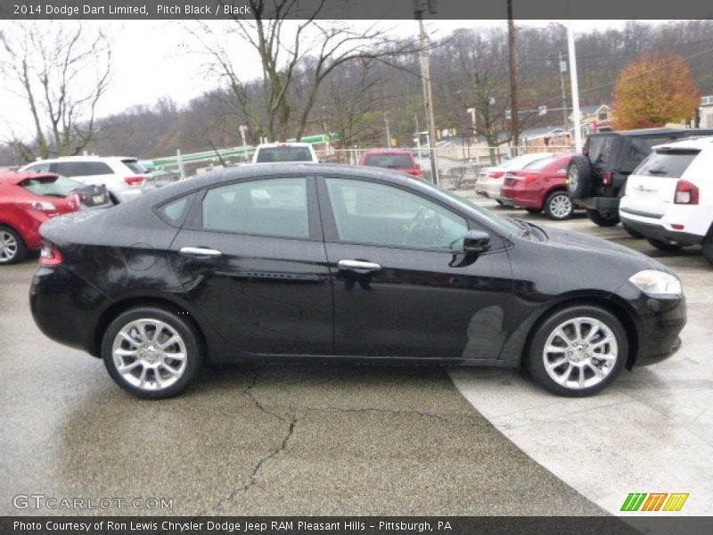 Pitch Black / Black 2014 Dodge Dart Limited