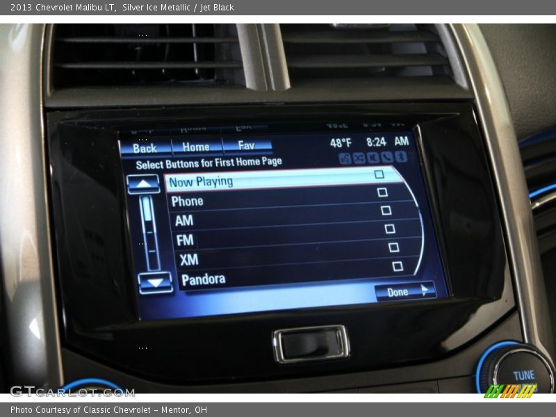 Silver Ice Metallic / Jet Black 2013 Chevrolet Malibu LT