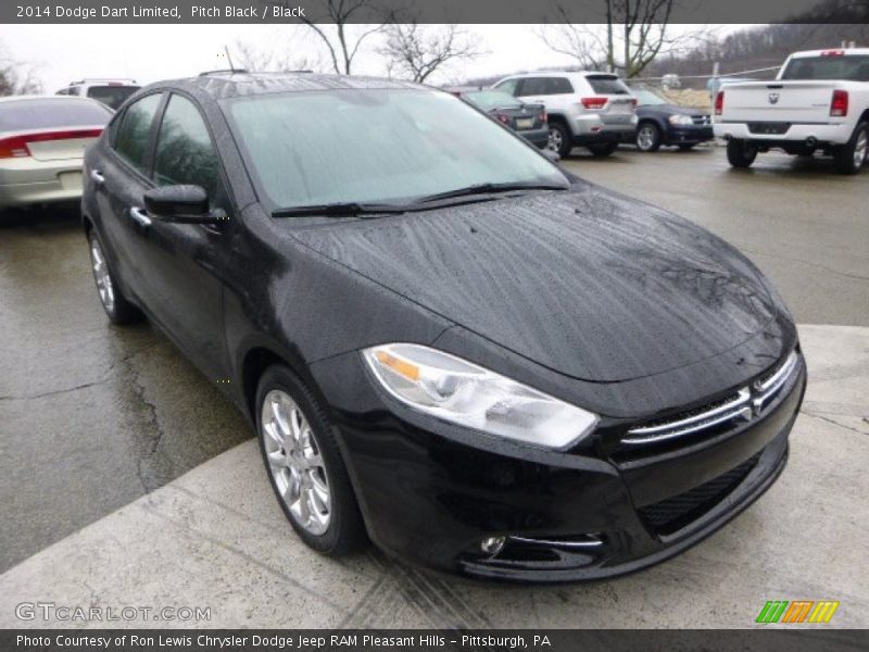 Pitch Black / Black 2014 Dodge Dart Limited