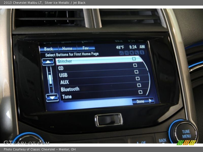 Silver Ice Metallic / Jet Black 2013 Chevrolet Malibu LT