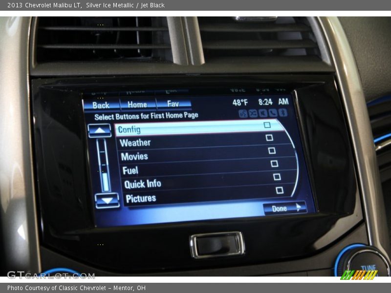 Silver Ice Metallic / Jet Black 2013 Chevrolet Malibu LT