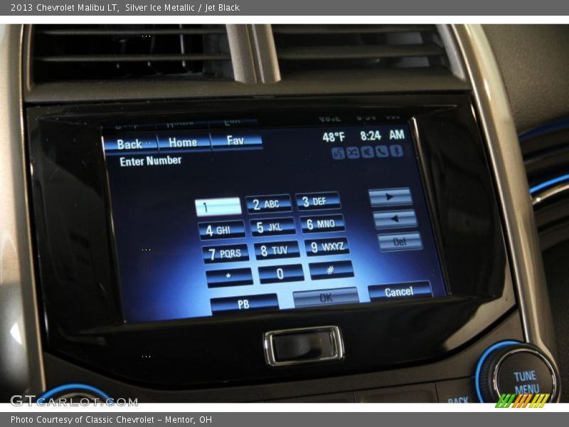 Silver Ice Metallic / Jet Black 2013 Chevrolet Malibu LT