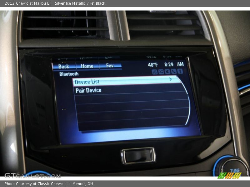 Silver Ice Metallic / Jet Black 2013 Chevrolet Malibu LT