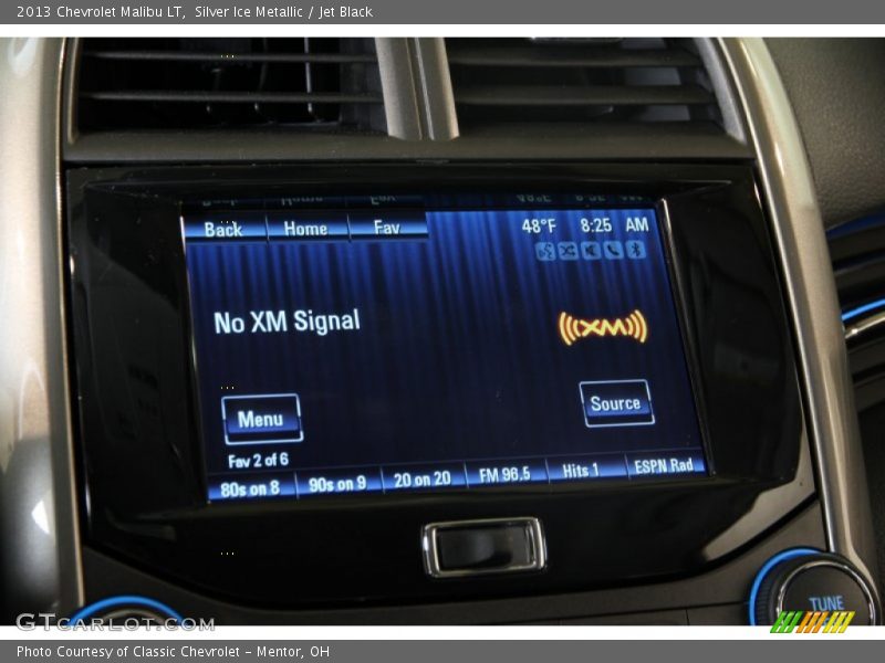Silver Ice Metallic / Jet Black 2013 Chevrolet Malibu LT