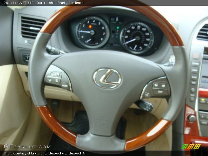 Starfire White Pearl / Parchment 2011 Lexus ES 350