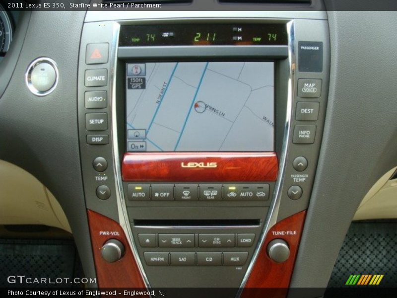Starfire White Pearl / Parchment 2011 Lexus ES 350