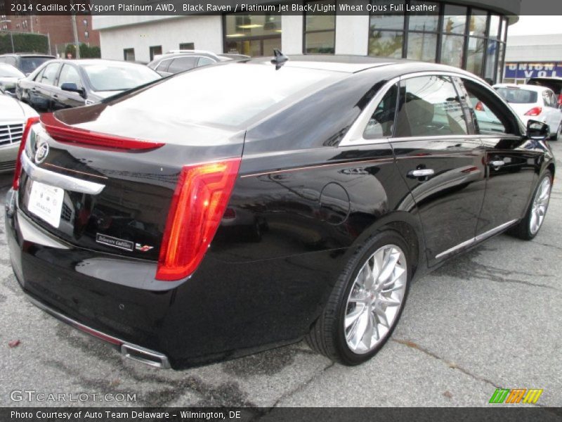 Black Raven / Platinum Jet Black/Light Wheat Opus Full Leather 2014 Cadillac XTS Vsport Platinum AWD