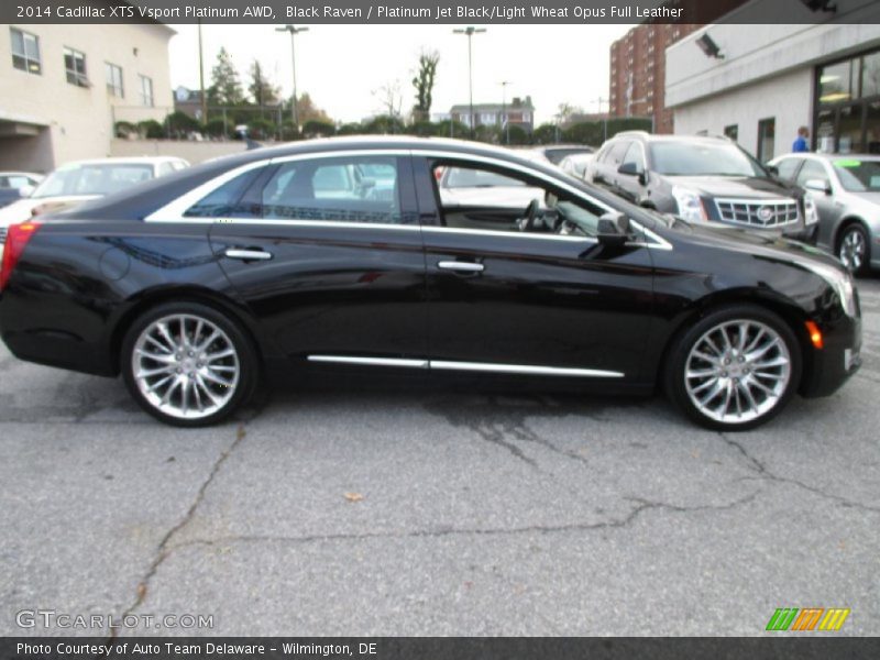 Black Raven / Platinum Jet Black/Light Wheat Opus Full Leather 2014 Cadillac XTS Vsport Platinum AWD