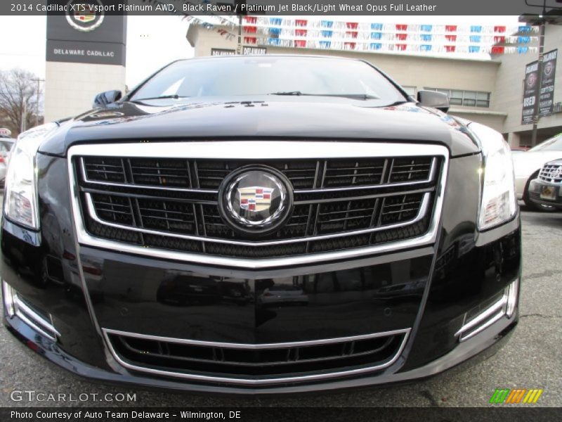 Black Raven / Platinum Jet Black/Light Wheat Opus Full Leather 2014 Cadillac XTS Vsport Platinum AWD