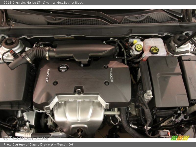Silver Ice Metallic / Jet Black 2013 Chevrolet Malibu LT