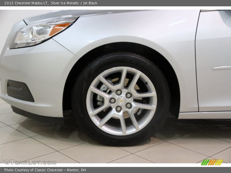 Silver Ice Metallic / Jet Black 2013 Chevrolet Malibu LT