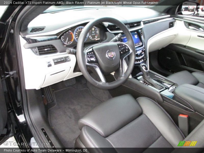 Platinum Jet Black/Light Wheat Opus Full Leather Interior - 2014 XTS Vsport Platinum AWD 