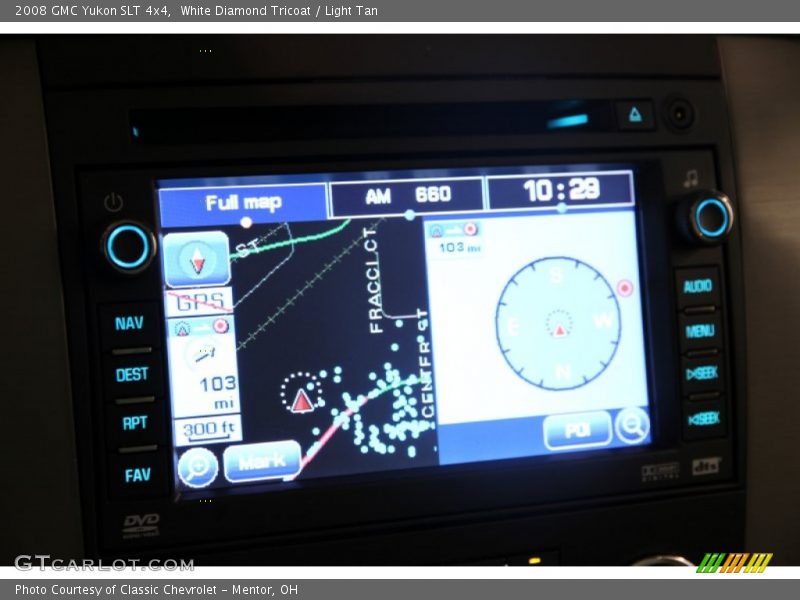 White Diamond Tricoat / Light Tan 2008 GMC Yukon SLT 4x4