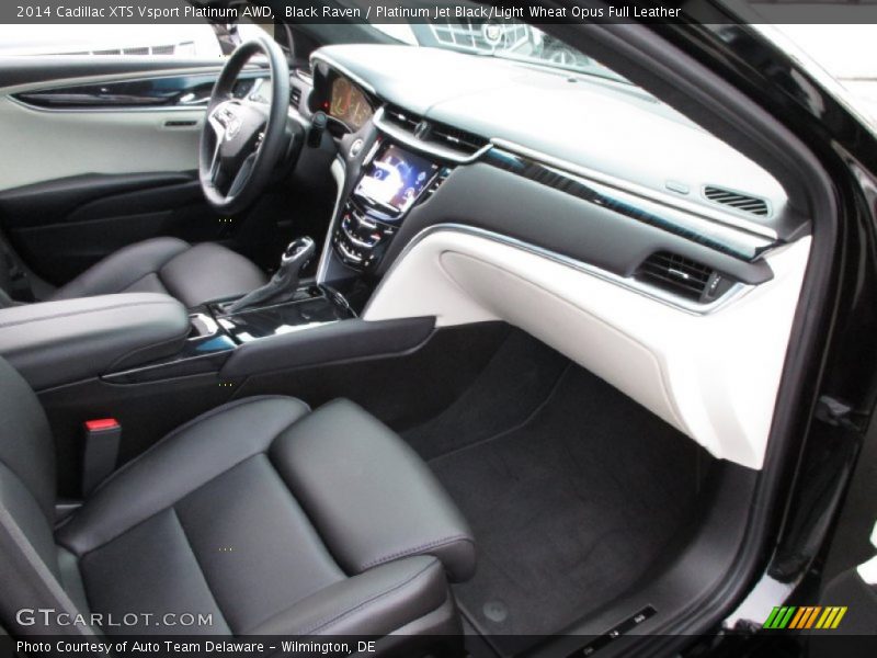 Black Raven / Platinum Jet Black/Light Wheat Opus Full Leather 2014 Cadillac XTS Vsport Platinum AWD