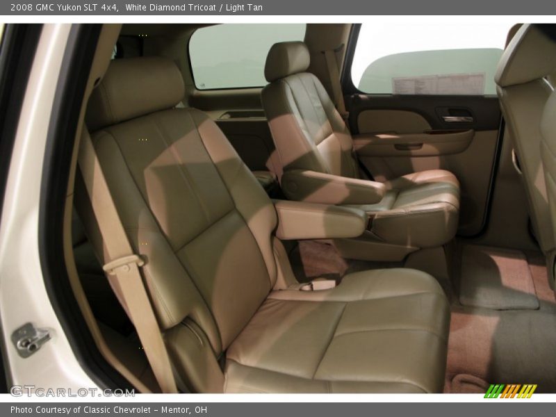 White Diamond Tricoat / Light Tan 2008 GMC Yukon SLT 4x4