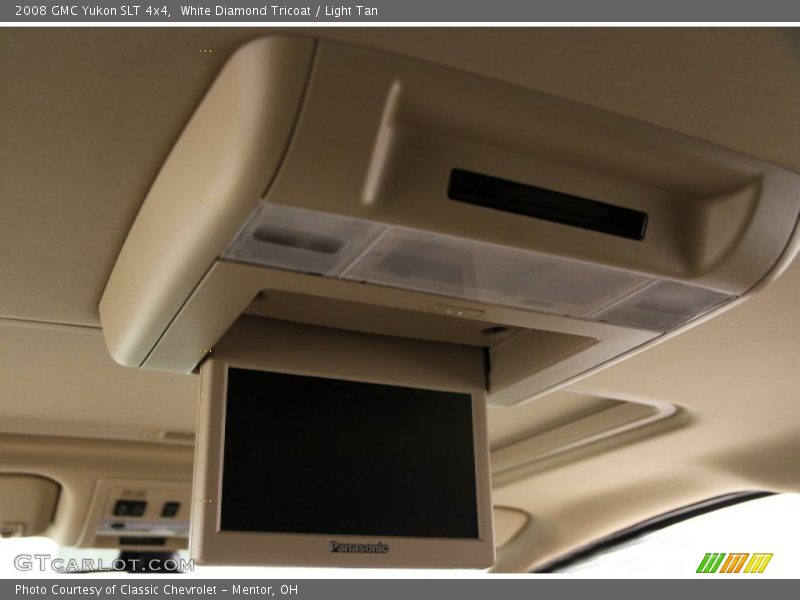 White Diamond Tricoat / Light Tan 2008 GMC Yukon SLT 4x4