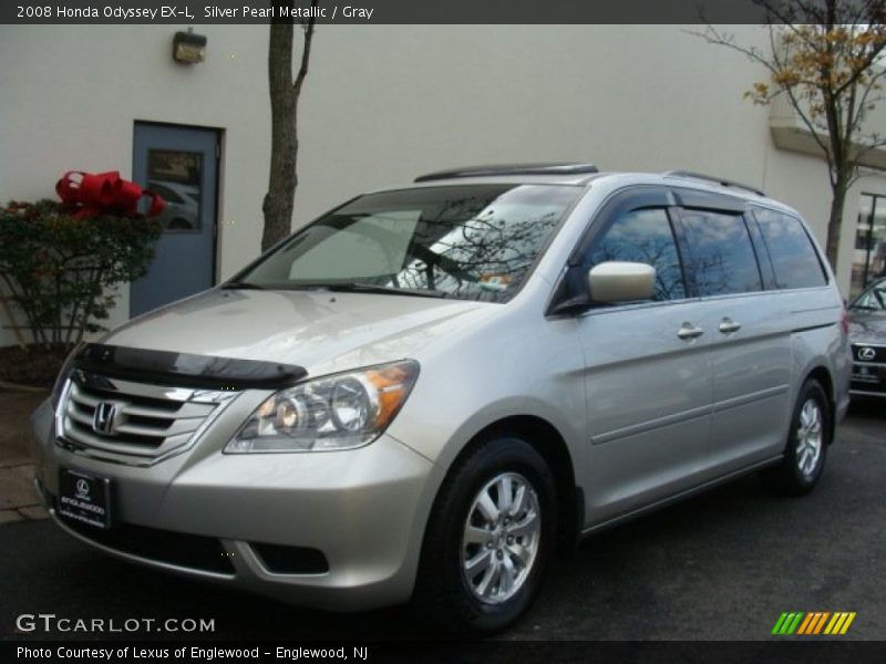 Silver Pearl Metallic / Gray 2008 Honda Odyssey EX-L