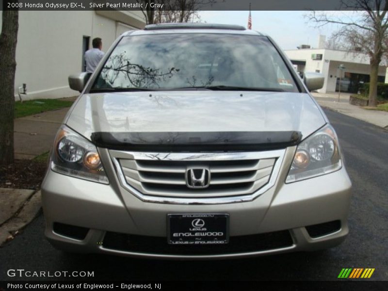 Silver Pearl Metallic / Gray 2008 Honda Odyssey EX-L