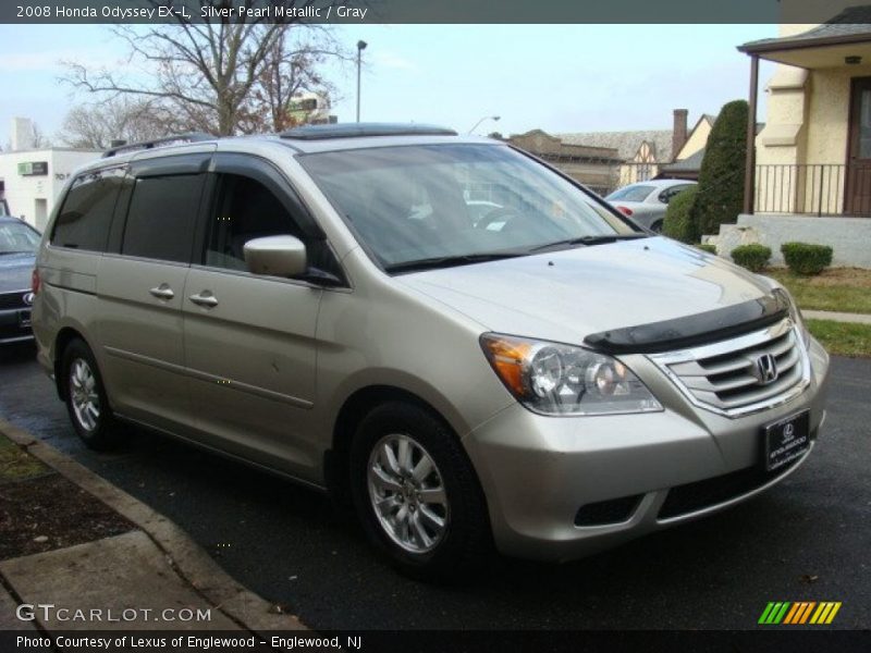 Silver Pearl Metallic / Gray 2008 Honda Odyssey EX-L