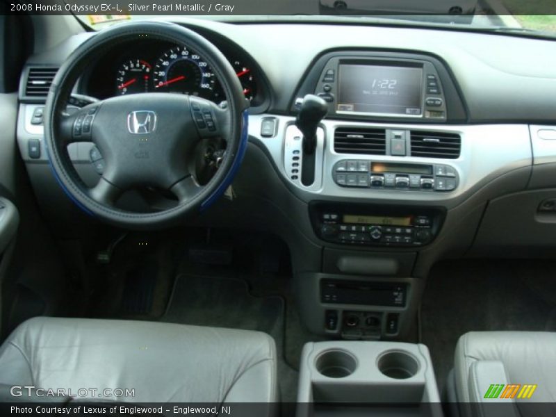 Silver Pearl Metallic / Gray 2008 Honda Odyssey EX-L