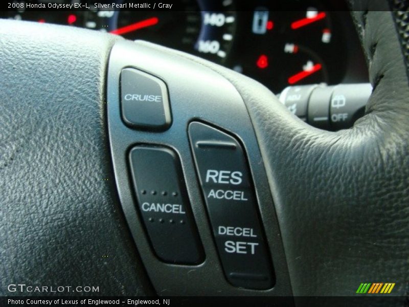 Silver Pearl Metallic / Gray 2008 Honda Odyssey EX-L