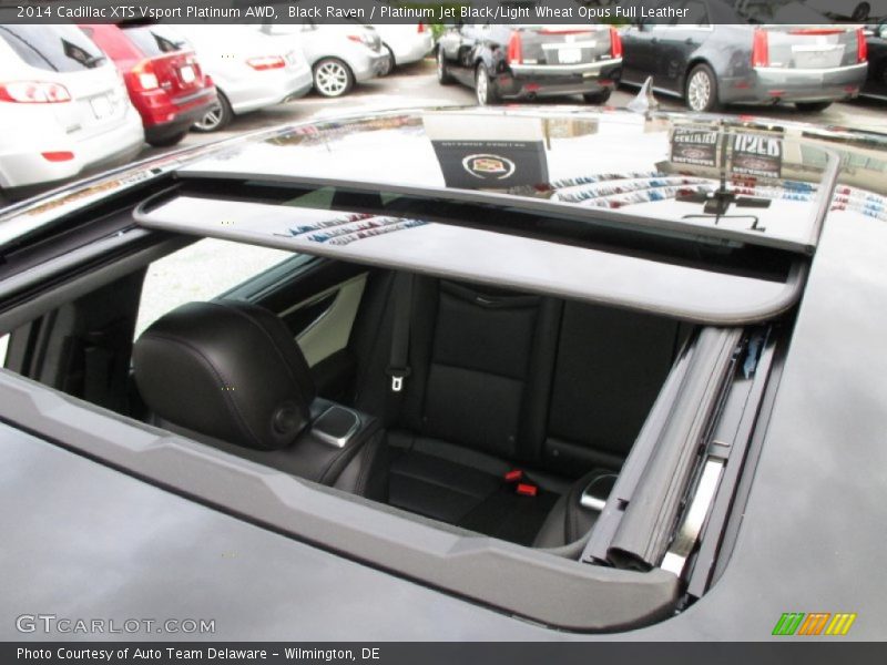 Black Raven / Platinum Jet Black/Light Wheat Opus Full Leather 2014 Cadillac XTS Vsport Platinum AWD
