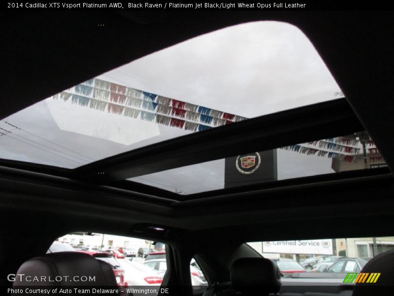 Black Raven / Platinum Jet Black/Light Wheat Opus Full Leather 2014 Cadillac XTS Vsport Platinum AWD