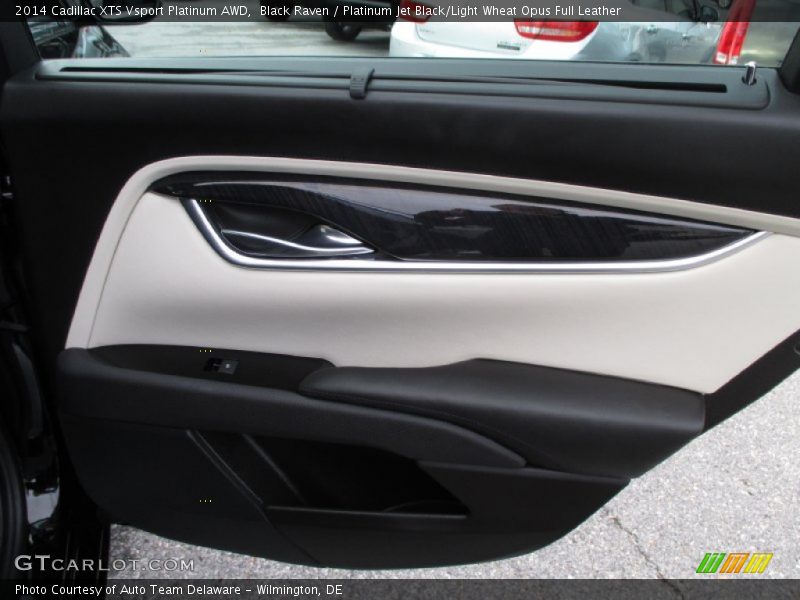 Black Raven / Platinum Jet Black/Light Wheat Opus Full Leather 2014 Cadillac XTS Vsport Platinum AWD