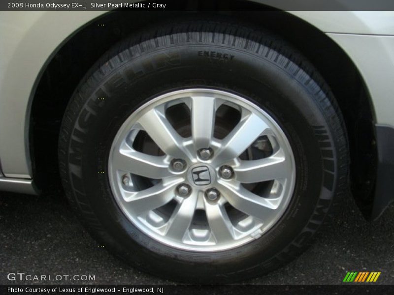 Silver Pearl Metallic / Gray 2008 Honda Odyssey EX-L