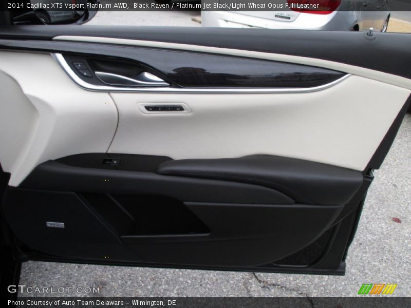 Black Raven / Platinum Jet Black/Light Wheat Opus Full Leather 2014 Cadillac XTS Vsport Platinum AWD
