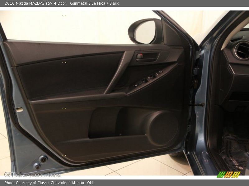 Gunmetal Blue Mica / Black 2010 Mazda MAZDA3 i SV 4 Door