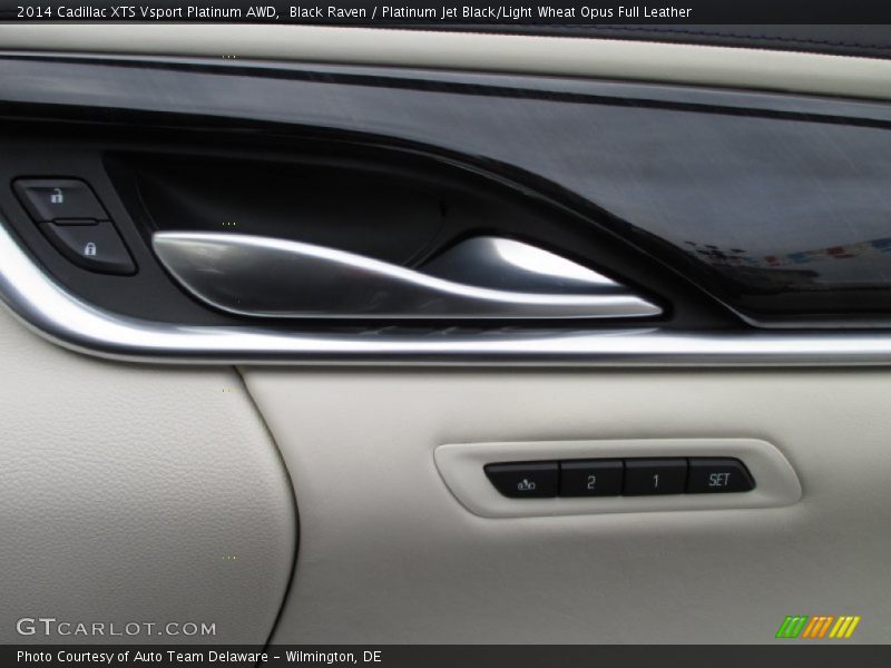 Black Raven / Platinum Jet Black/Light Wheat Opus Full Leather 2014 Cadillac XTS Vsport Platinum AWD
