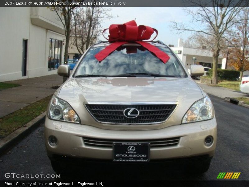 Savannah Beige Metallic / Ivory 2007 Lexus RX 400h AWD Hybrid