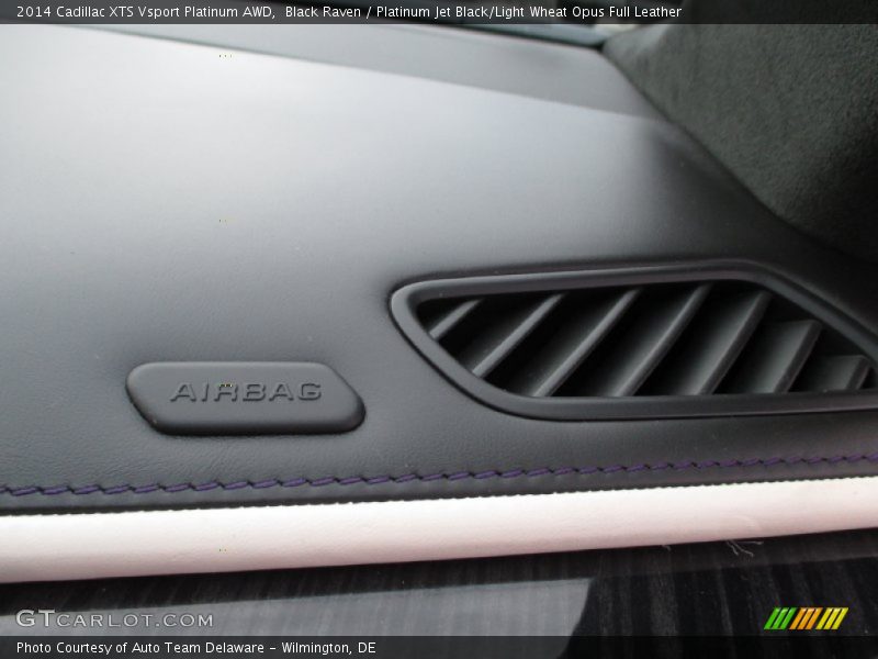 Black Raven / Platinum Jet Black/Light Wheat Opus Full Leather 2014 Cadillac XTS Vsport Platinum AWD