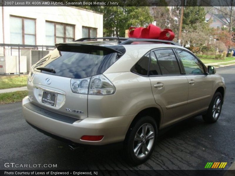 Savannah Beige Metallic / Ivory 2007 Lexus RX 400h AWD Hybrid