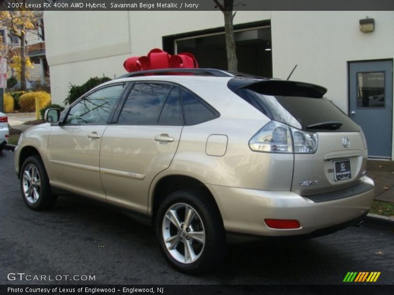 Savannah Beige Metallic / Ivory 2007 Lexus RX 400h AWD Hybrid