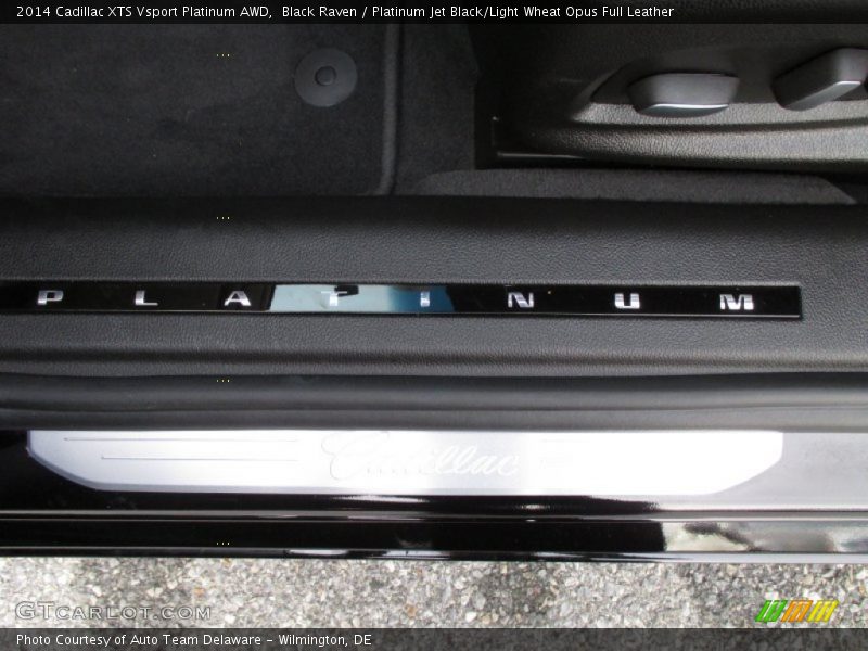 Black Raven / Platinum Jet Black/Light Wheat Opus Full Leather 2014 Cadillac XTS Vsport Platinum AWD