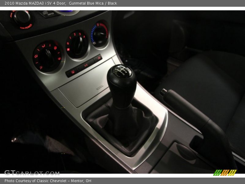 Gunmetal Blue Mica / Black 2010 Mazda MAZDA3 i SV 4 Door