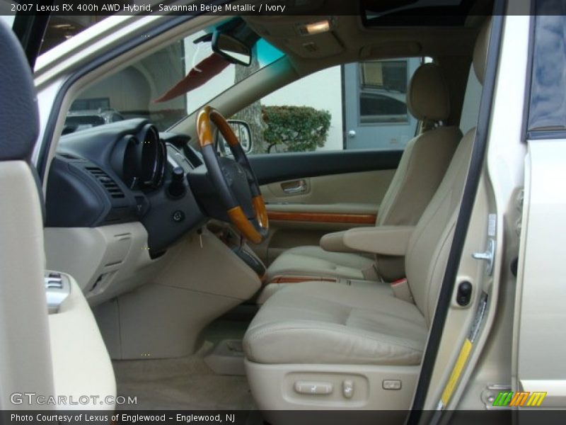 Savannah Beige Metallic / Ivory 2007 Lexus RX 400h AWD Hybrid