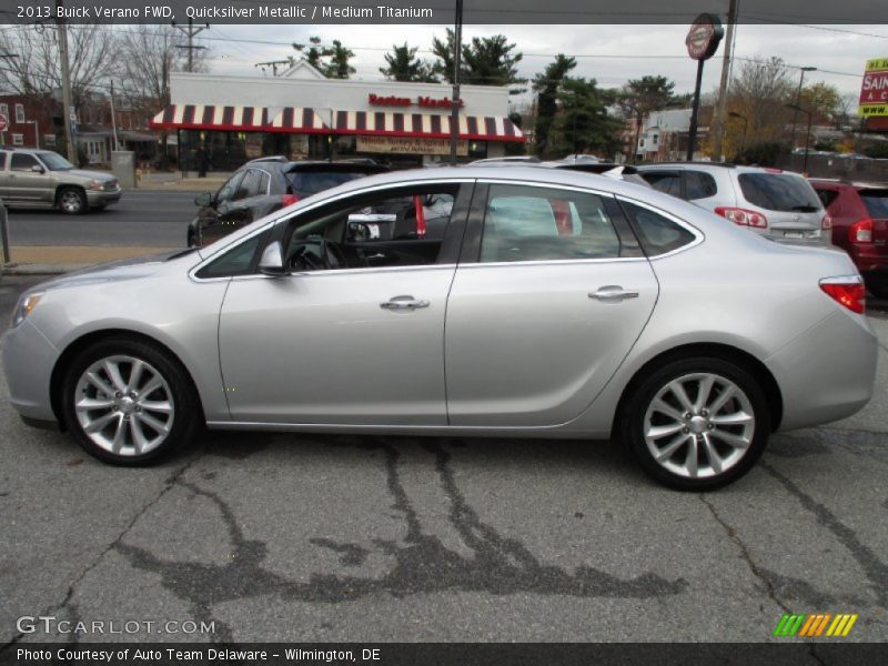 Quicksilver Metallic / Medium Titanium 2013 Buick Verano FWD