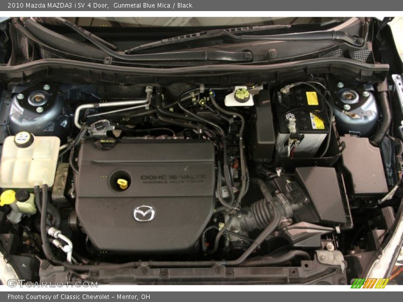 Gunmetal Blue Mica / Black 2010 Mazda MAZDA3 i SV 4 Door