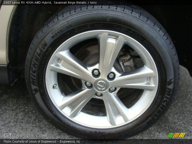 Savannah Beige Metallic / Ivory 2007 Lexus RX 400h AWD Hybrid