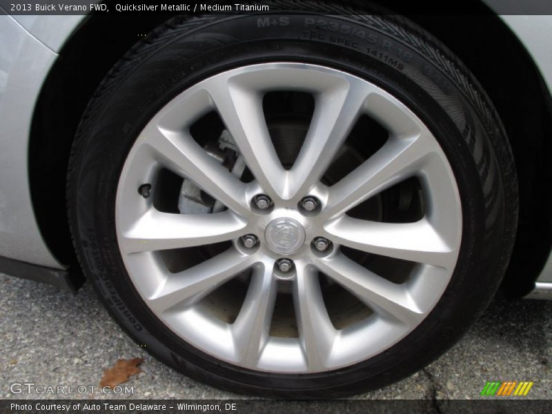 Quicksilver Metallic / Medium Titanium 2013 Buick Verano FWD