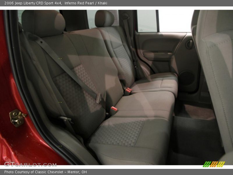 Inferno Red Pearl / Khaki 2006 Jeep Liberty CRD Sport 4x4