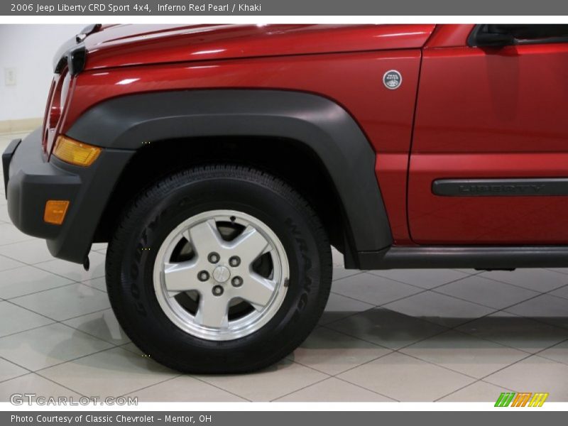 Inferno Red Pearl / Khaki 2006 Jeep Liberty CRD Sport 4x4